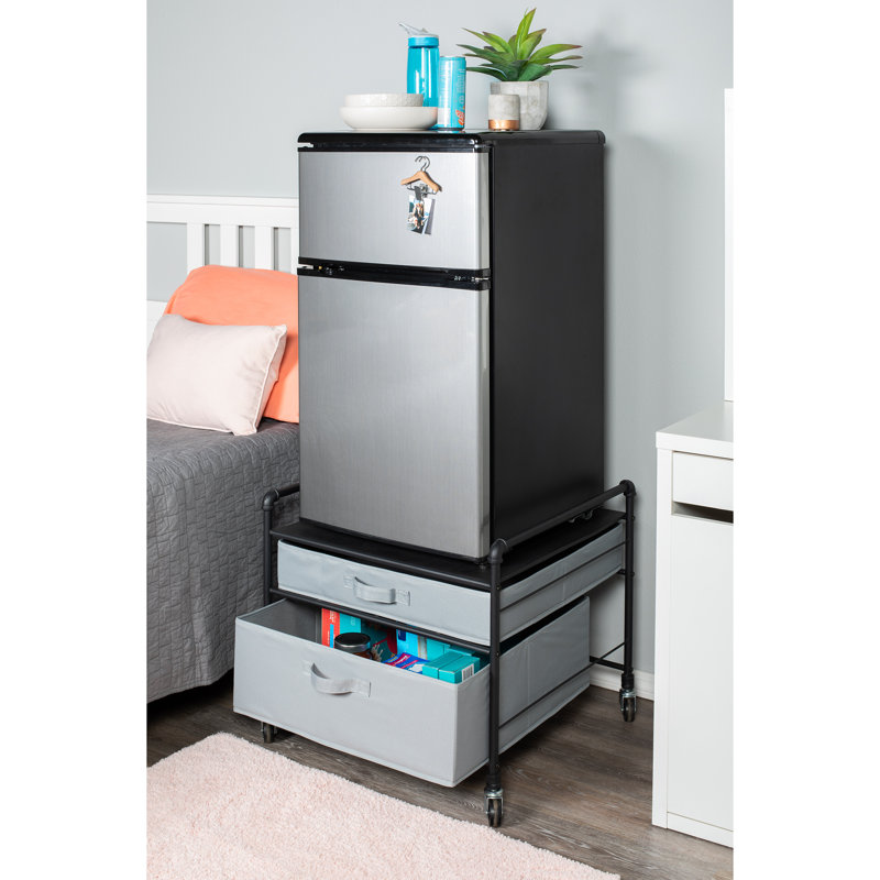 Rebrilliant Gomes Fridge Stand Supreme 2 Drawer Storage Chest & Reviews